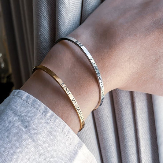 Custom Engraved Cuff Bracelet